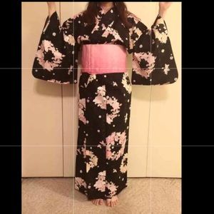Women's Yukata Kimono Set 1 Size